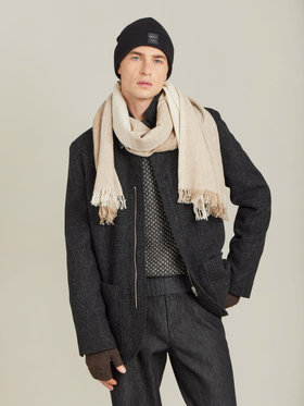 HOMME メンズ 【Outlet】UBQ0 VESTE ジャケット グレー×ブラック