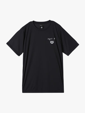 FEMME ウィメンズ 【Outlet】agnes b. x arena 半袖 Tシャツ ブラック