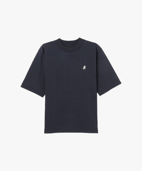 HOMME メンズ メンズ 刺繍 コットン 半袖 Tシャツ "Lezard" マルチ