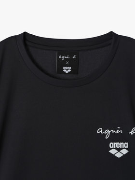FEMME ウィメンズ 【Outlet】agnes b. x arena 半袖 Tシャツ ブラック