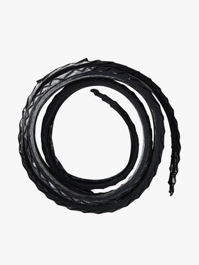 FEMME ウィメンズ フォトプリント シルク スカーフ ”Denise” ブラック