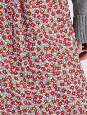 To b. by agnès b. 【Outlet】フラワープリントスカート ボルドー