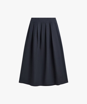 FEMME ウィメンズ リネン ロング フレア スカート "Grand Hotel" グレー