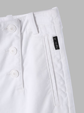 HOMME メンズ メンズ コットン ギャバジン パンツ "Marin" ホワイト
