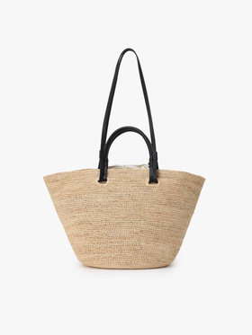 VOYAGE ウィメンズ バッグ＆ウォレット ラフィア 2wayトートバッグ YAX08-01 ブラック