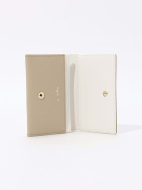 VOYAGE ウィメンズ バッグ＆ウォレット レザー カードケース "Erika" QAW05-05 ベージュ