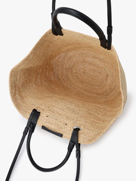 VOYAGE ウィメンズ バッグ＆ウォレット ラフィア 2wayトートバッグ YAX08-01 ブラック