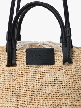 VOYAGE ウィメンズ バッグ＆ウォレット ラフィア 2wayトートバッグ YAX08-01 ブラック