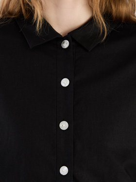 To b. by agnès b. 【Outlet】コットンリネンポプリンジャケット ブラック