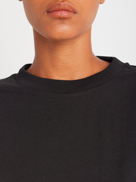 FEMME ウィメンズ コットン 長袖 Tシャツ ”Christie” ブラック
