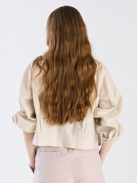 To b. by agnès b. 【Outlet】コットンリネンポプリンジャケット ベージュ