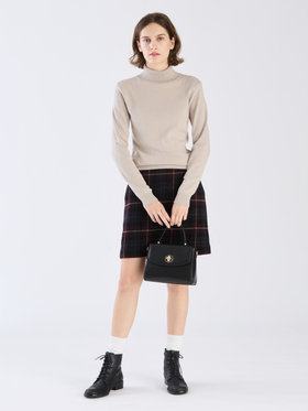 FEMME ウィメンズ 【Outlet】コットン タートルネック 長袖 ニットトップス "Eddy" グレー系その他