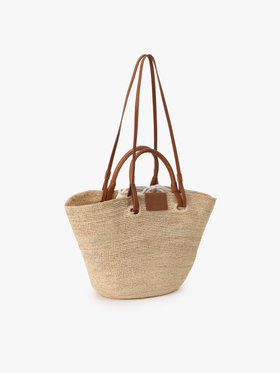 VOYAGE ウィメンズ バッグ＆ウォレット ラフィア 2wayトートバッグ YAX08-01 キャメル