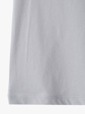 ENFANT ベビー ベビー ハートプリント コットン 半袖 ワンピース グレー