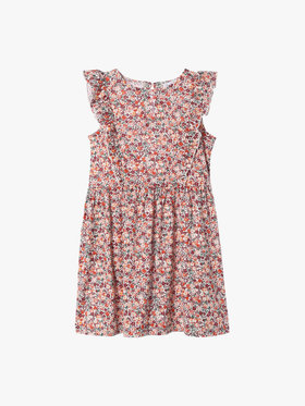 ENFANT ガールズ 【Outlet】キッズ フラワープリント コットン ノースリーブ ワンピース レッド系その他