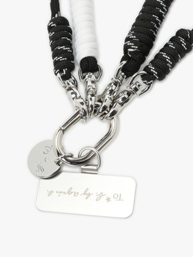 To b. by agnès b. マルチカラー モバイルストラップ セット ブラック