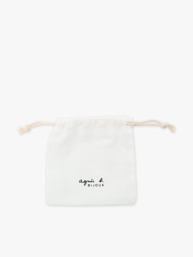 FEMME ウィメンズ ”b.”ロゴ アバロンシェル ネックレス ”Window Vistas” ゴールド