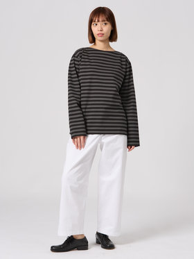 FEMME ウィメンズ 【Outlet】WEB限定 J008 ボーダーTシャツ グレー系その他