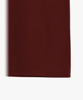 HOMME メンズ メンズ アイコニック コットン 半袖 Tシャツ "Lezard" ボルドー