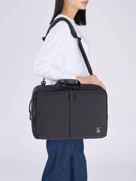 VOYAGE メンズ バッグ＆ウォレット ナイロン 3way PCケース ”Trip”  ZAH01-01 ブラック