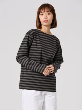 FEMME ウィメンズ 【Outlet】WEB限定 J008 ボーダーTシャツ グレー系その他