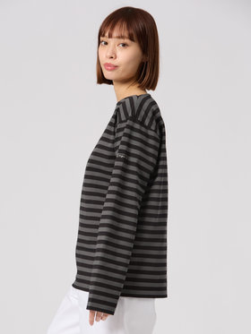 FEMME ウィメンズ 【Outlet】WEB限定 J008 ボーダーTシャツ グレー系その他