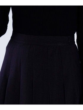 To b. by agnès b. プリーツ ミニスカート ブラック