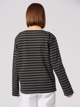 FEMME ウィメンズ 【Outlet】WEB限定 J008 ボーダーTシャツ グレー系その他