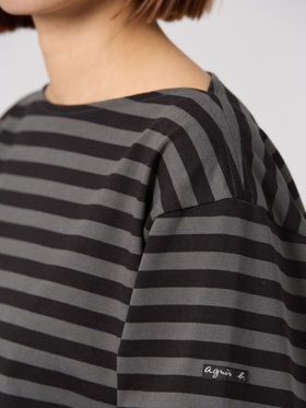 FEMME ウィメンズ 【Outlet】WEB限定 J008 ボーダーTシャツ グレー系その他