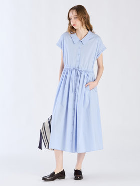 To b. by agnès b. コットン レディ ドレス ブルー系その他