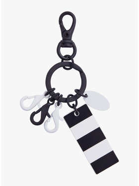 VOYAGE ウィメンズ バッグ＆ウォレット ボーダーキーホルダー NA01-01 ブラック