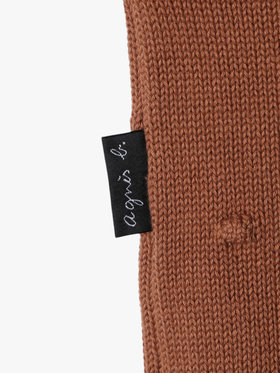 ENFANT ベビー 【Outlet】ベビー ドット コットン 長袖 カーディガン ピンクゴールド