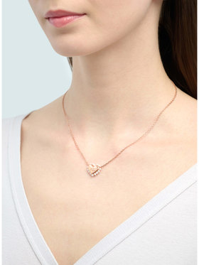 FEMME ウィメンズ ハートパール ネックレス ”Timeless Love” ピンクベージュ