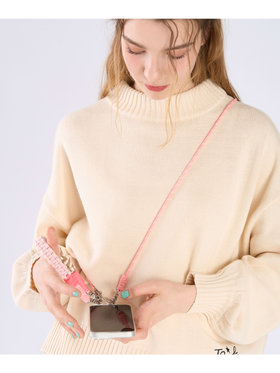 To b. by agnès b. マルチカラー モバイルストラップセット ピンク