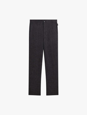 HOMME メンズ メンズ リネン混 ストレートパンツ "Julen" グレー