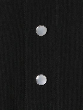 HOMME メンズ メンズ ロゴ 刺繍 コットン ブルゾン ”Senga” ブラック