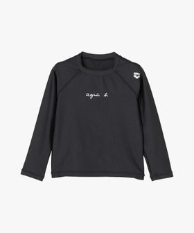 ENFANT ユニセックス agnes b. x arena ジュニアラッシュガード ブラック