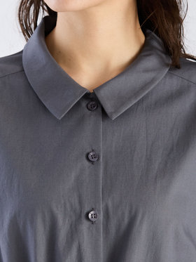 To b. by agnès b. コットン レディ ドレス チャコールグレー