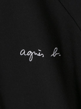 HOMME メンズ メンズ ロゴ 刺繍 コットン ブルゾン ”Senga” ブラック