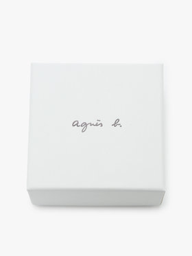 FEMME ウィメンズ ツイスト フープ ネックレス "Anchor Knot" シルバー