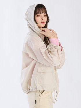 To b. by agnès b. 【Outlet】ナイロンパーカージャケット ベージュ