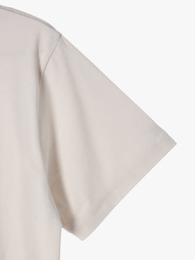 ENFANT ユニセックス キッズ ロゴ コットン 半袖 Tシャツ Agneau ベージュ