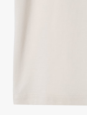 ENFANT ユニセックス キッズ ロゴ コットン 半袖 Tシャツ Agneau ベージュ