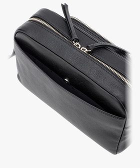 VOYAGE ウィメンズ バッグ＆ウォレット レザー ラージ ショルダーバッグ "Angele" ABS04-03 ブラック