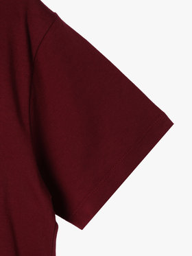 ENFANT ユニセックス キッズ ロゴ コットン 半袖 Tシャツ Agneau ボルドー