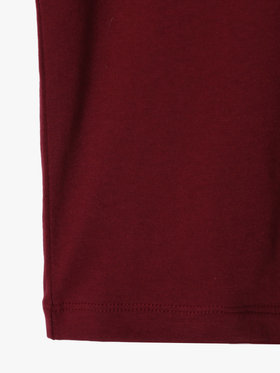 ENFANT ユニセックス キッズ ロゴ コットン 半袖 Tシャツ Agneau ボルドー