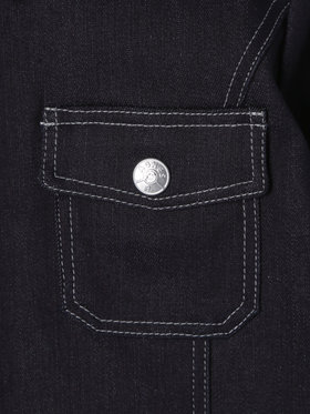 ENFANT ユニセックス キッズ デニムブルゾン ネイビー