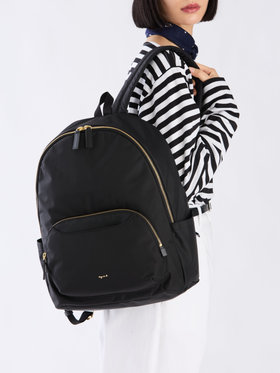 VOYAGE ウィメンズ バッグ＆ウォレット ナイロンバックパック”Maron” FT03A-07 ブラック