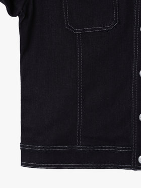 ENFANT ユニセックス キッズ デニムブルゾン ネイビー