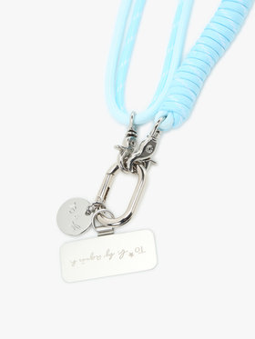 To b. by agnès b. モバイルショルダーストラップ ブルー